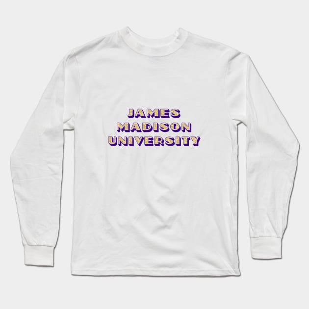 jamesma glitter lettering Long Sleeve T-Shirt by Rpadnis